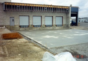 Loading docks and truck parking facilities