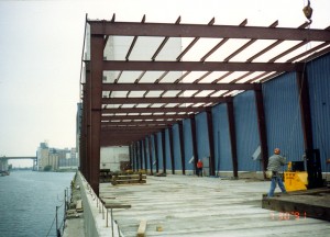 Structural steel designed for warehouse expansion